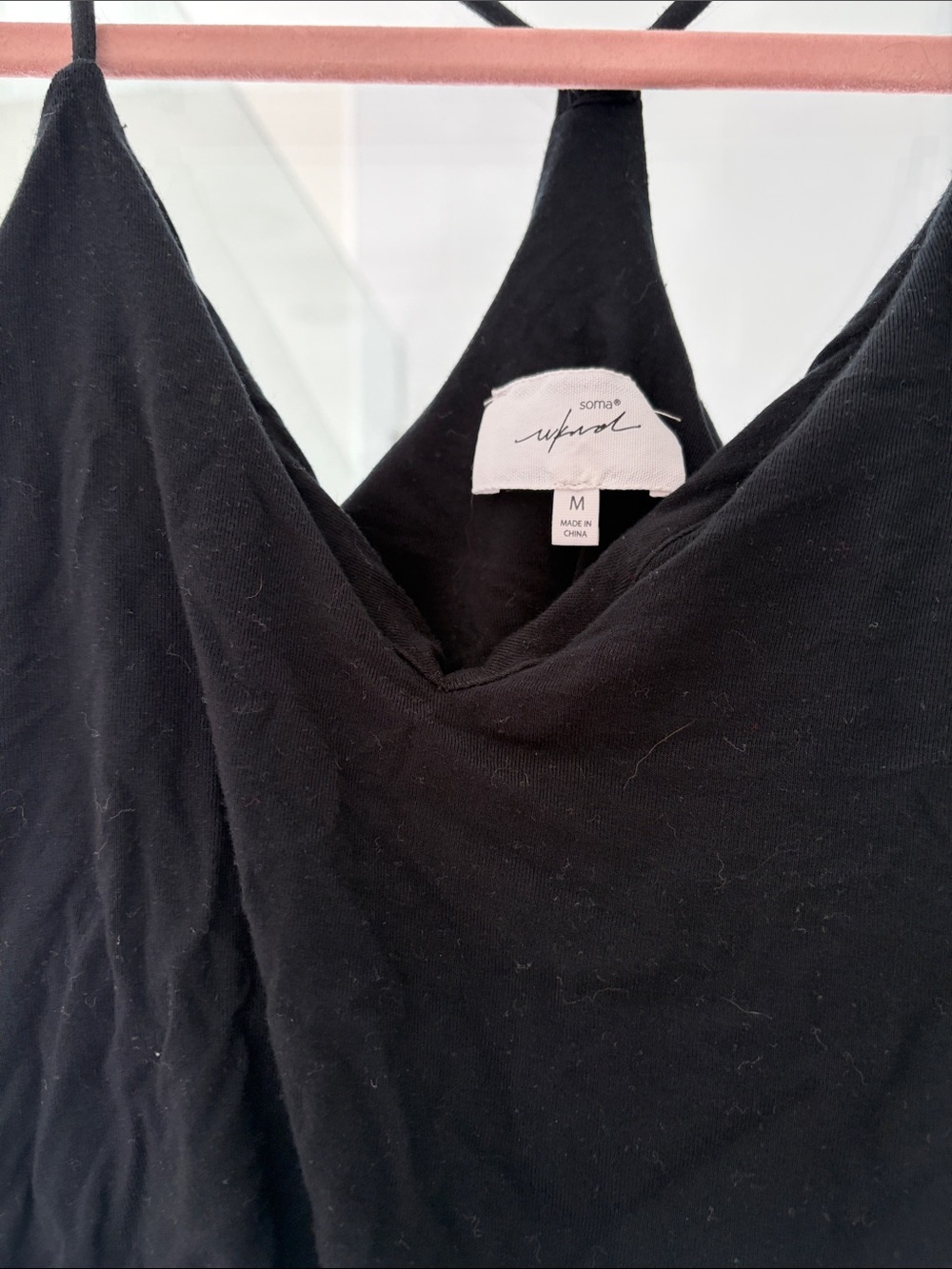 Soma Black V-Neck Jumpsuit